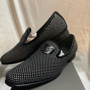 Stacy Adams Swagger Loafers, Men's Sz-11, Black